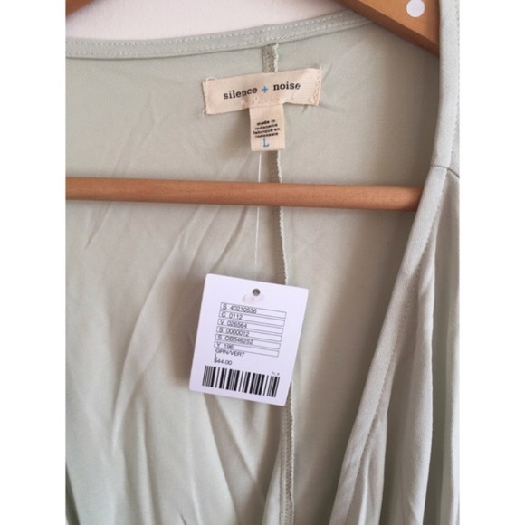 NWT Urban Outfitters Modal Knit Surplice Top - Picture 3 of 4